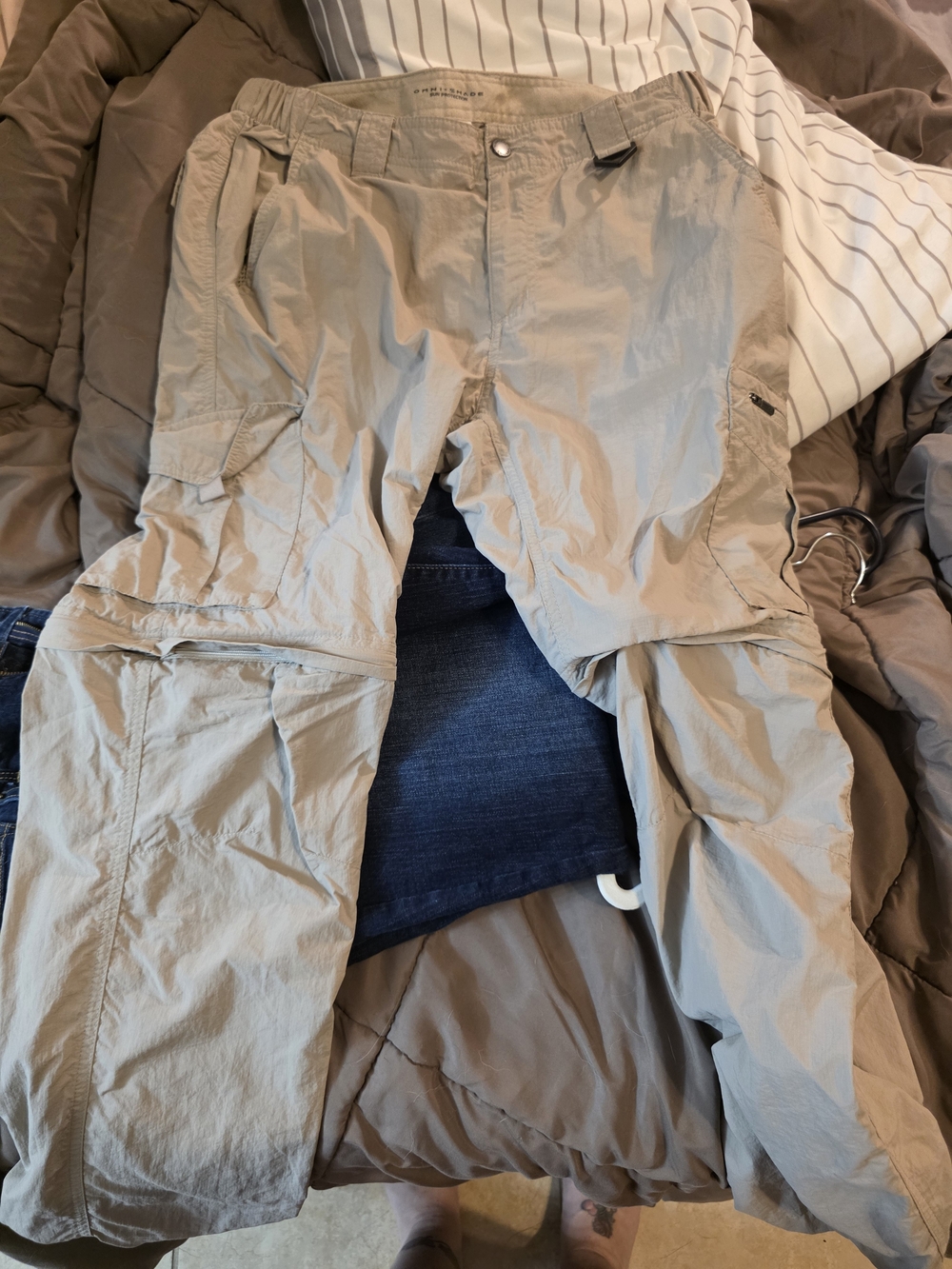 Columbia Men's Convertible Cargo Pants - Khaki/Tan